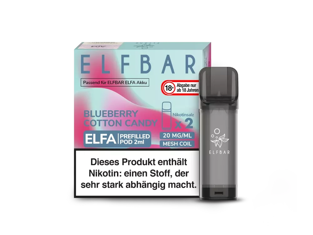 ELFBAR ELFA Pod 2er Pack 20mg/ml - verschiedene Sorten Elfbar